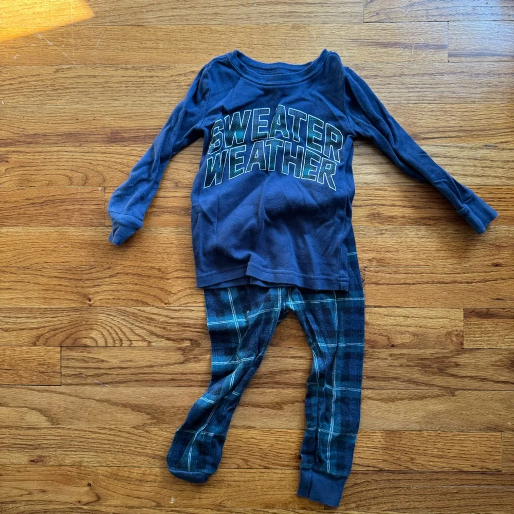 Old Navy Pajama Sets Toddler Cotton Winter Holiday Festive